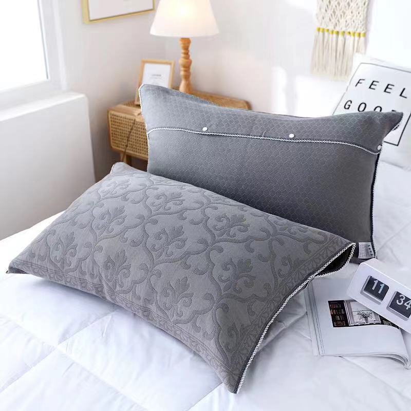 全棉纱布枕套【一对】【48*72】素色