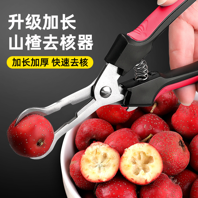 山楂去核神器冰糖葫芦去核器去籽专用工具全套红果去核刀取核钳子