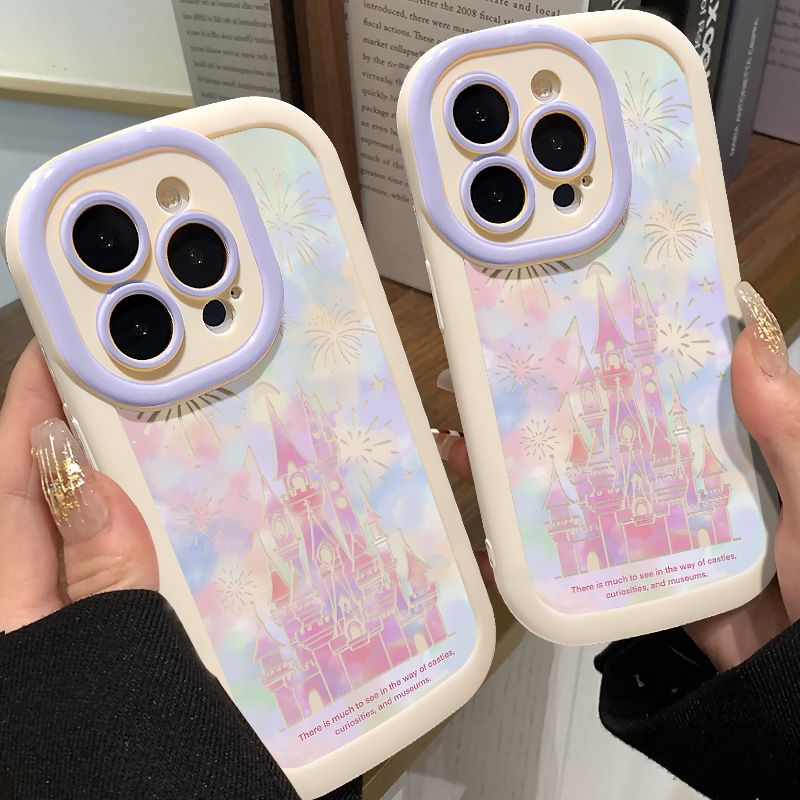 梦幻城堡iPhone15苹果14promax/13手机壳11pro创意12promax高级XS