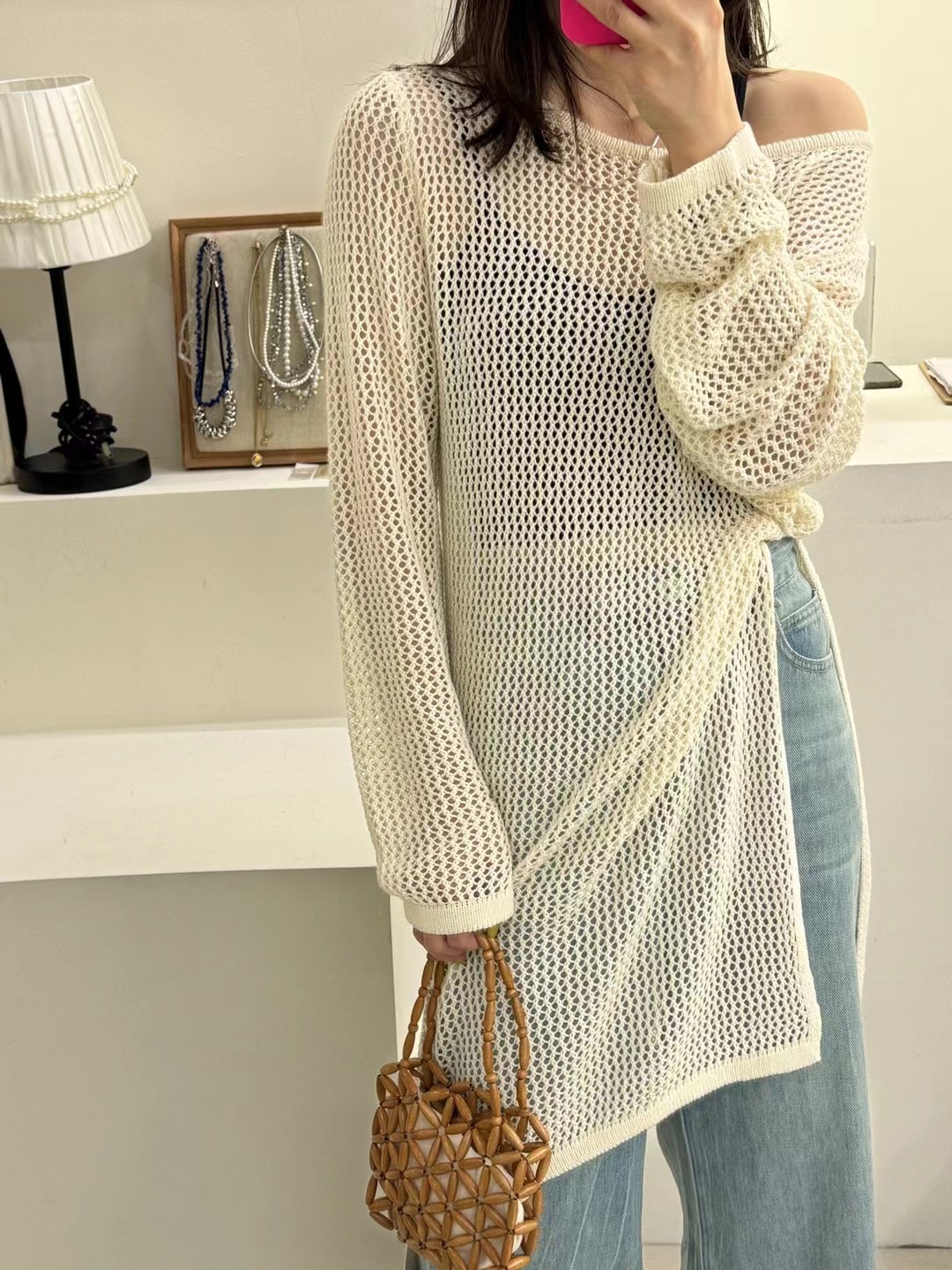 新款女装韩版纯色黑色ins宽松设计感（N退N换)