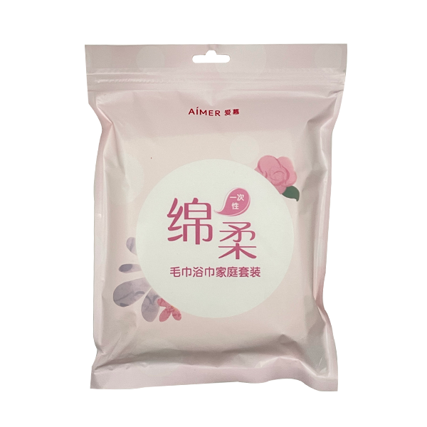 爱慕毛巾浴巾家庭套装