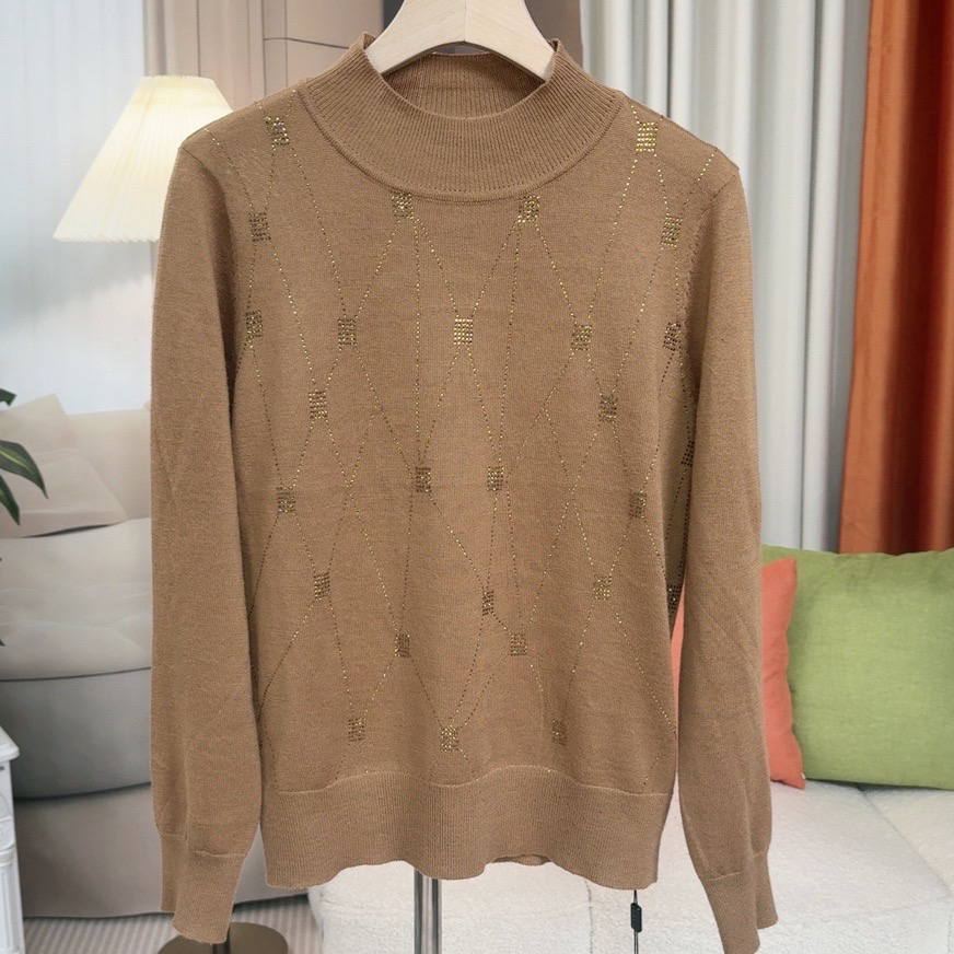 高级感澳毛针织衫套头秋冬打底毛衣