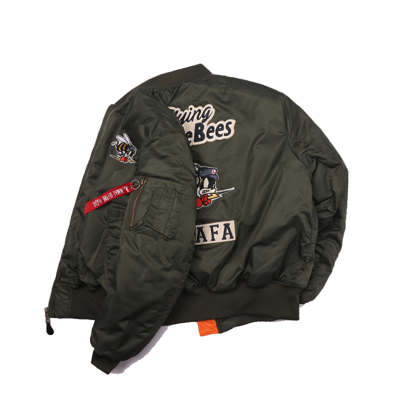 DAFEILI MA1机能工装复古vintage美式棒球服飞行员夹克春秋男外套
