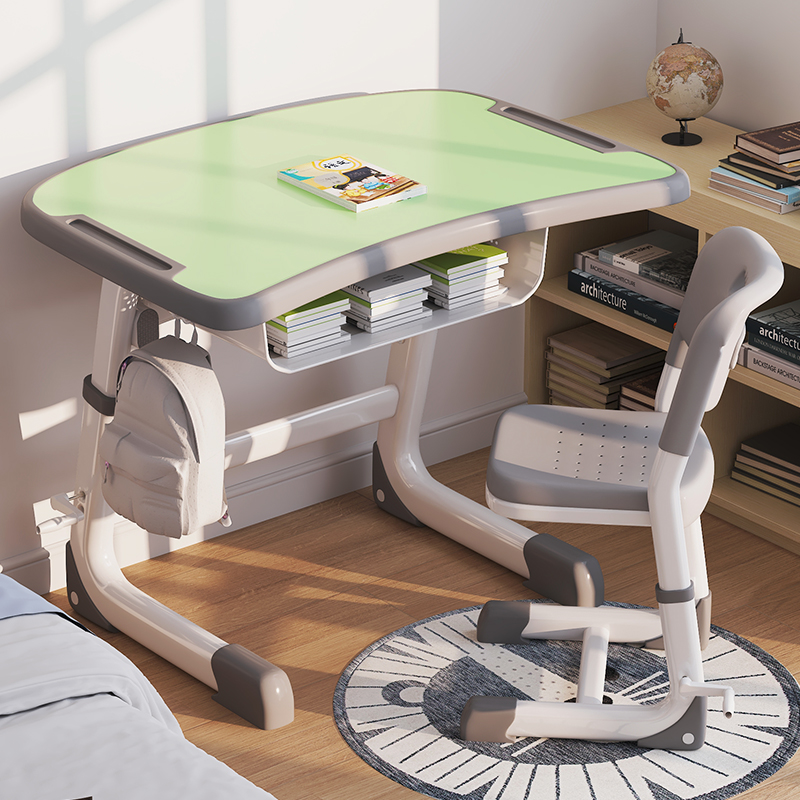 初中小学生课桌椅套装儿童学习桌家用书桌可升降调节小户型写字桌