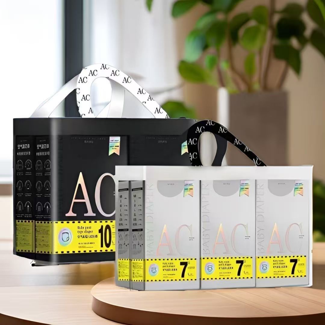 AC婴儿运动纸尿裤/拉拉裤透气薄透学步训练裤宝肤尿不湿一体裤