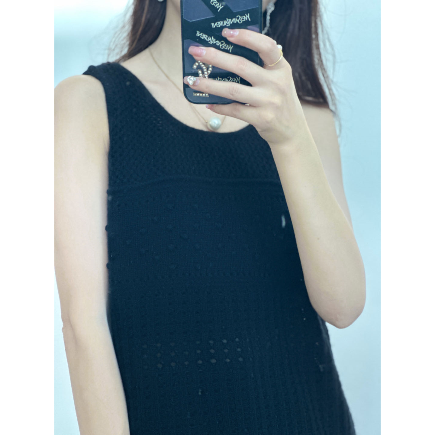 【卡诗米羊绒】23559时尚女款针织背心休闲百搭打底