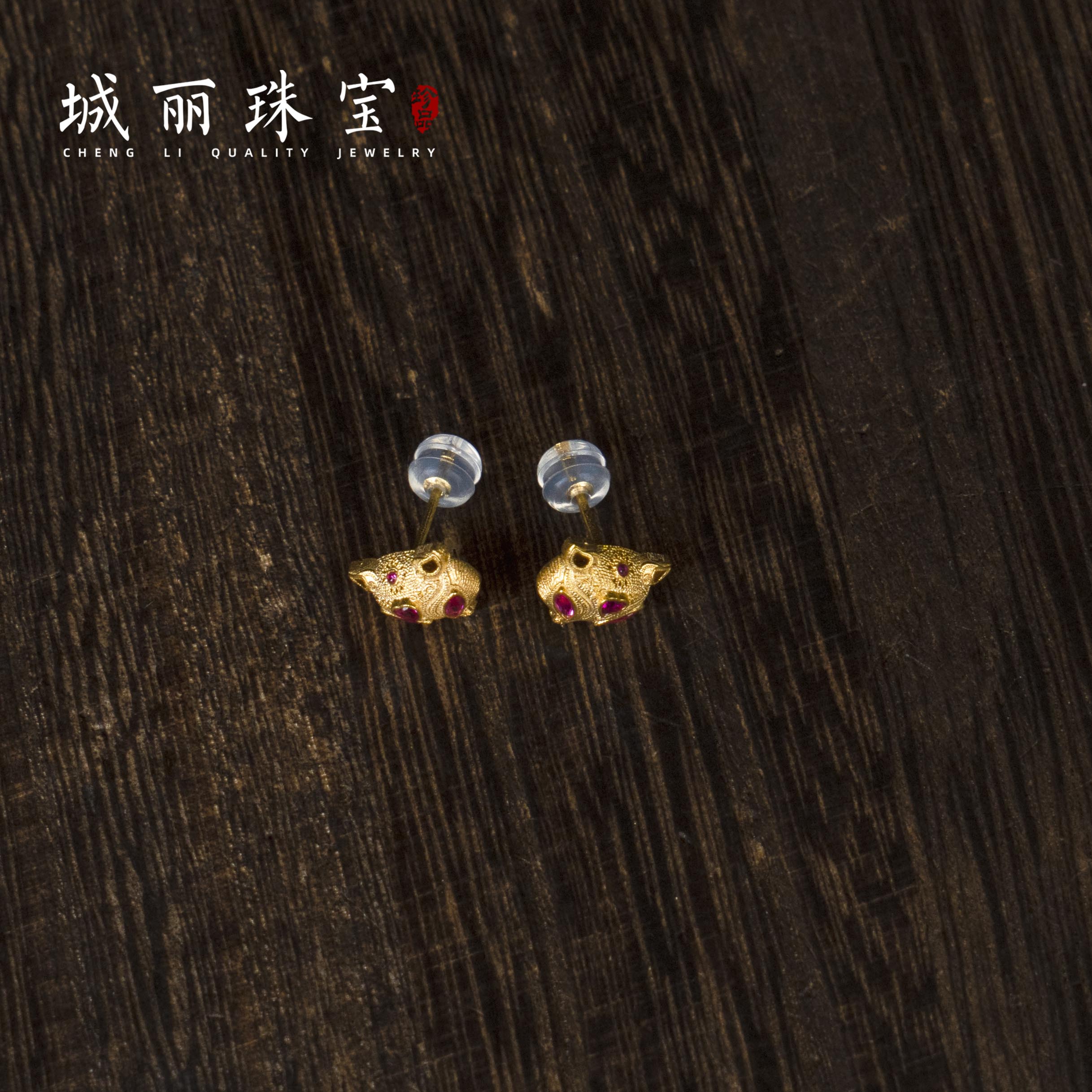 【九紫大女主凤九金身】大女主凤九耳钉/对KJ-660