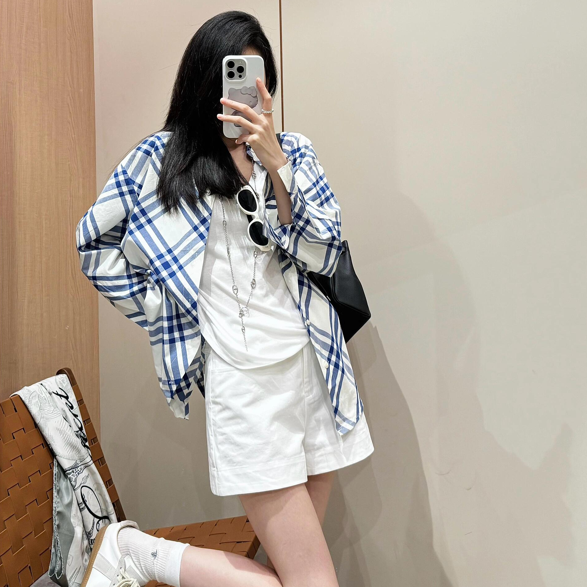 2025春夏新款百搭金典款休闲格纹衬衫S6003