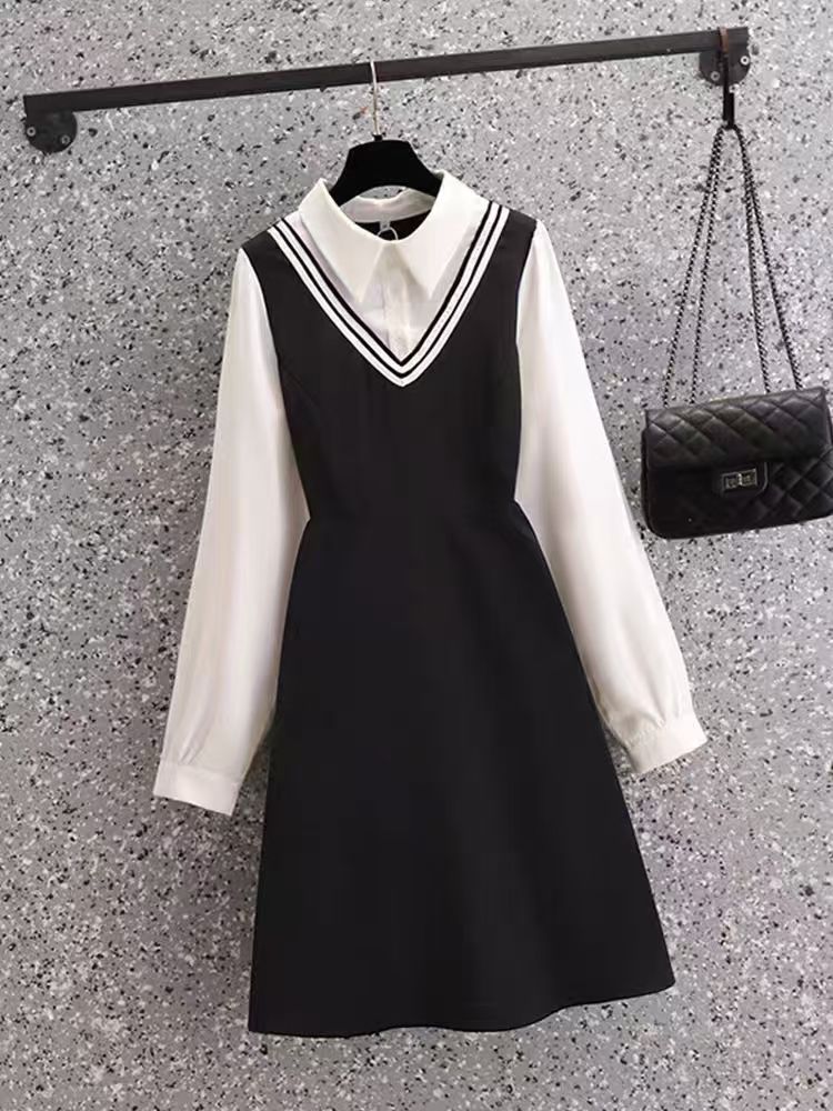 【981-990】艳丽小店 样衣 偶有微瑕秋冬连衣裙时尚长袖