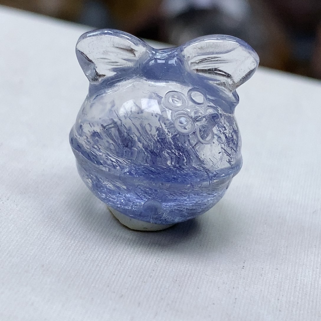 水晶吊坠银S925镶嵌蜜*桃吊坠333433