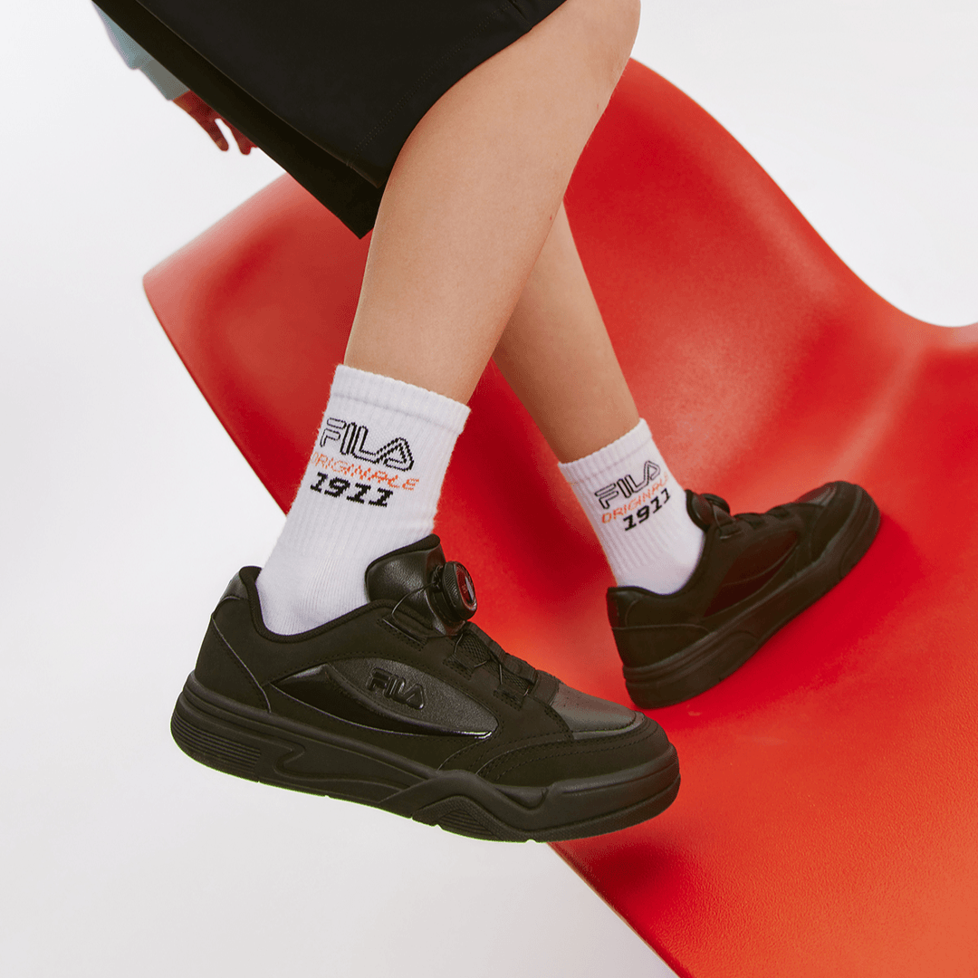 FILA斐乐儿童运动鞋2025秋季新款休闲透气中大童板鞋K15B431306