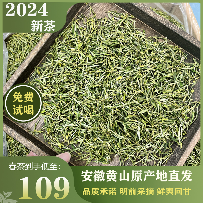 2024新茶明前黄山毛峰T3 浓香耐泡嫩芽鲜爽回甘