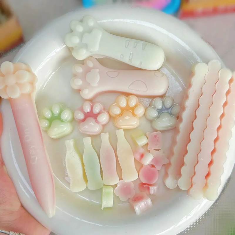 蜡瓶糖可食用猫爪正品辣平塘夹心爆浆果酱网红腊瓶塘拉皮辣平塘真
