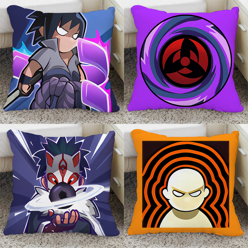 卡通忍者抱枕技能秘卷枕头客厅沙发靠垫宿舍卧室床头靠枕车载腰垫