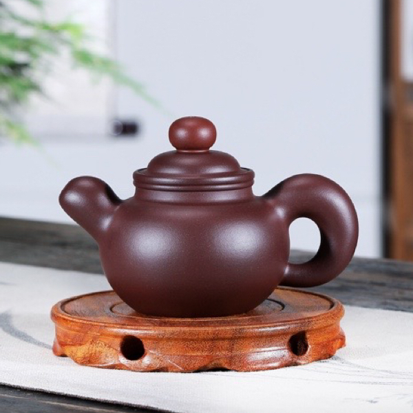 宜兴原矿紫砂壶鸿运当头全手工底槽清全手工制作350cc做工精致