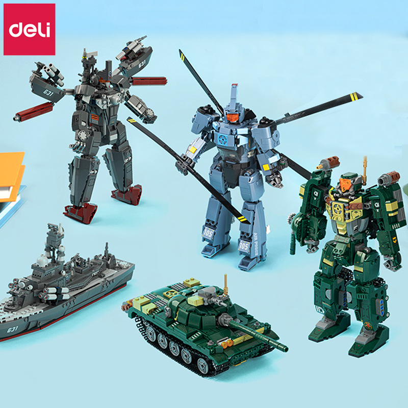 得力DIY科教积木拼装套装 YP120(款式不选)