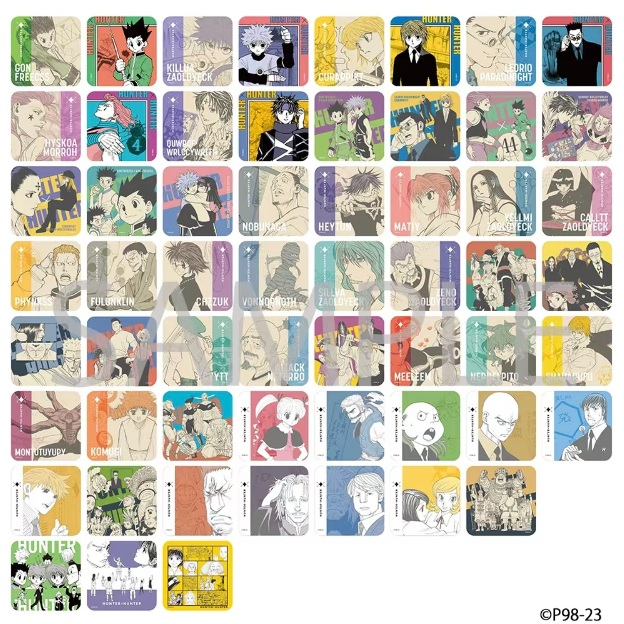 【全职猎人】全职猎人JF原画杯垫第二弹（默认出厂瑕同意代拆）