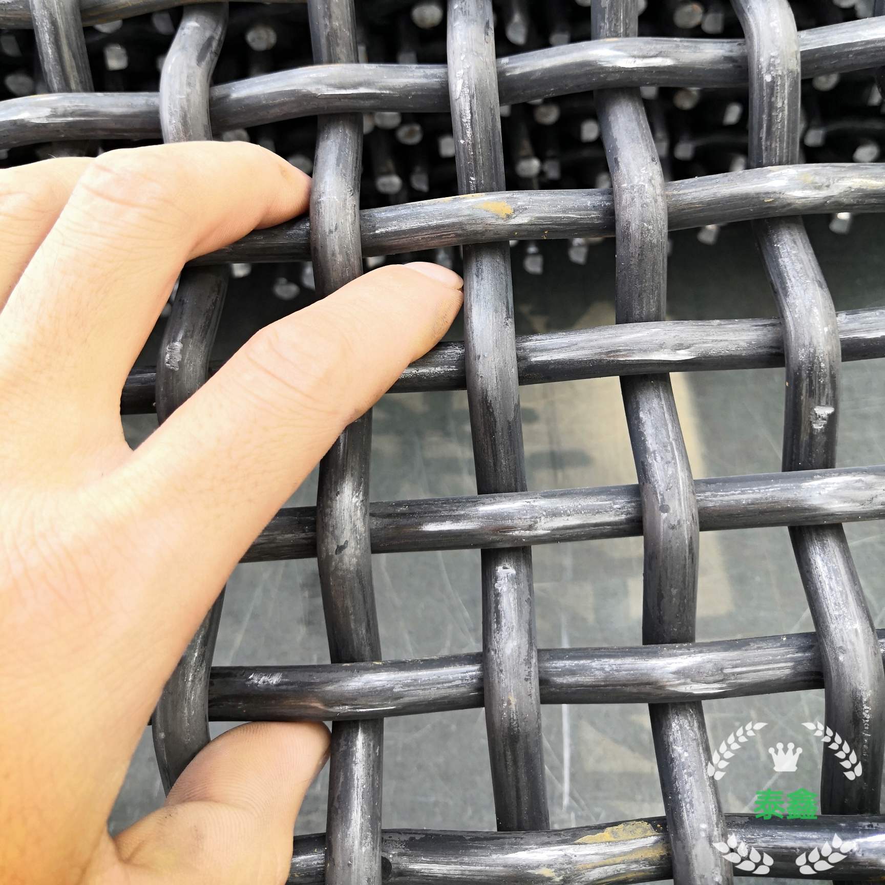 锰钢筛网编织网304不锈钢矿山筛沙石振动筛滚筒筛加粗耐磨钢筋筛