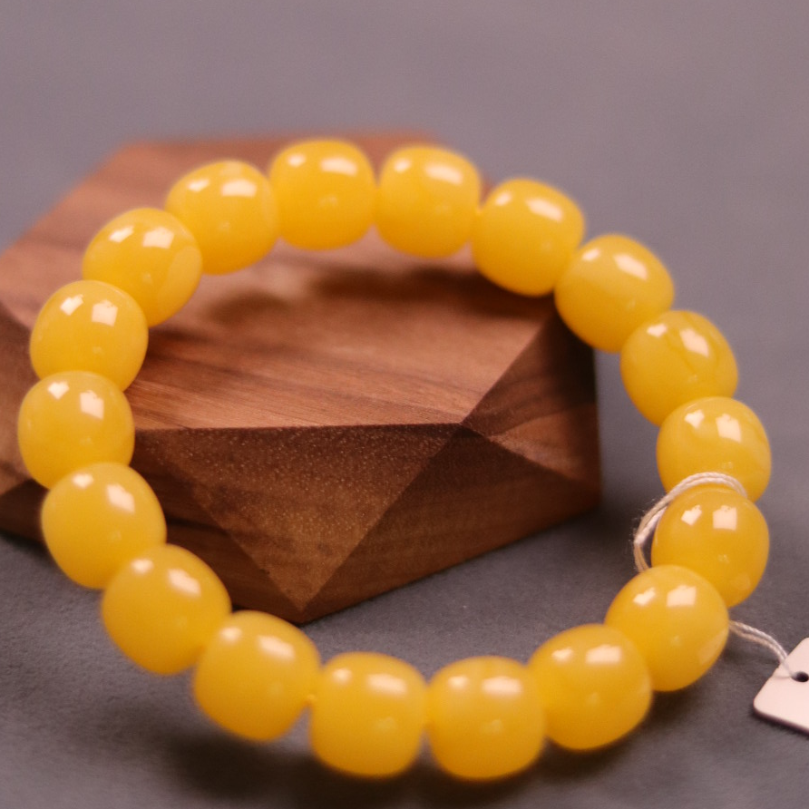 蜜蜡老形12-13mm手串