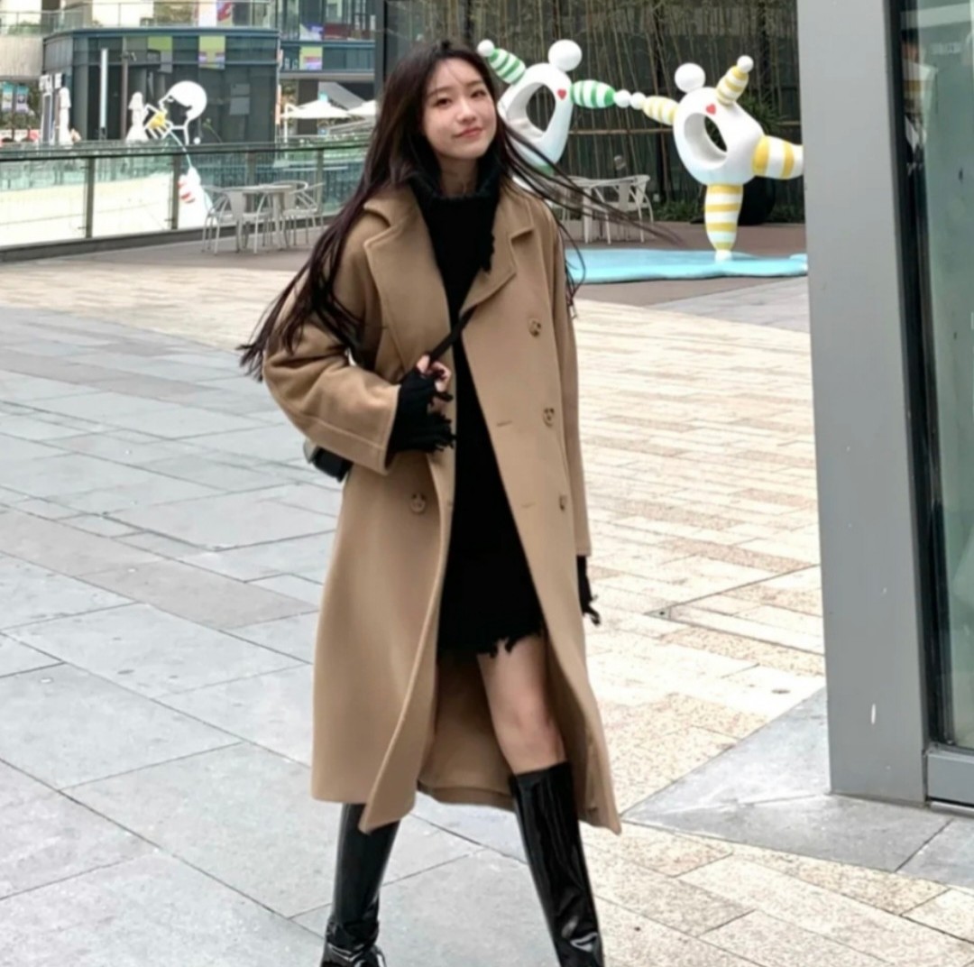 未使用 MaxMara Maxmara Studio Meringa 女士长款大衣 Woc20011