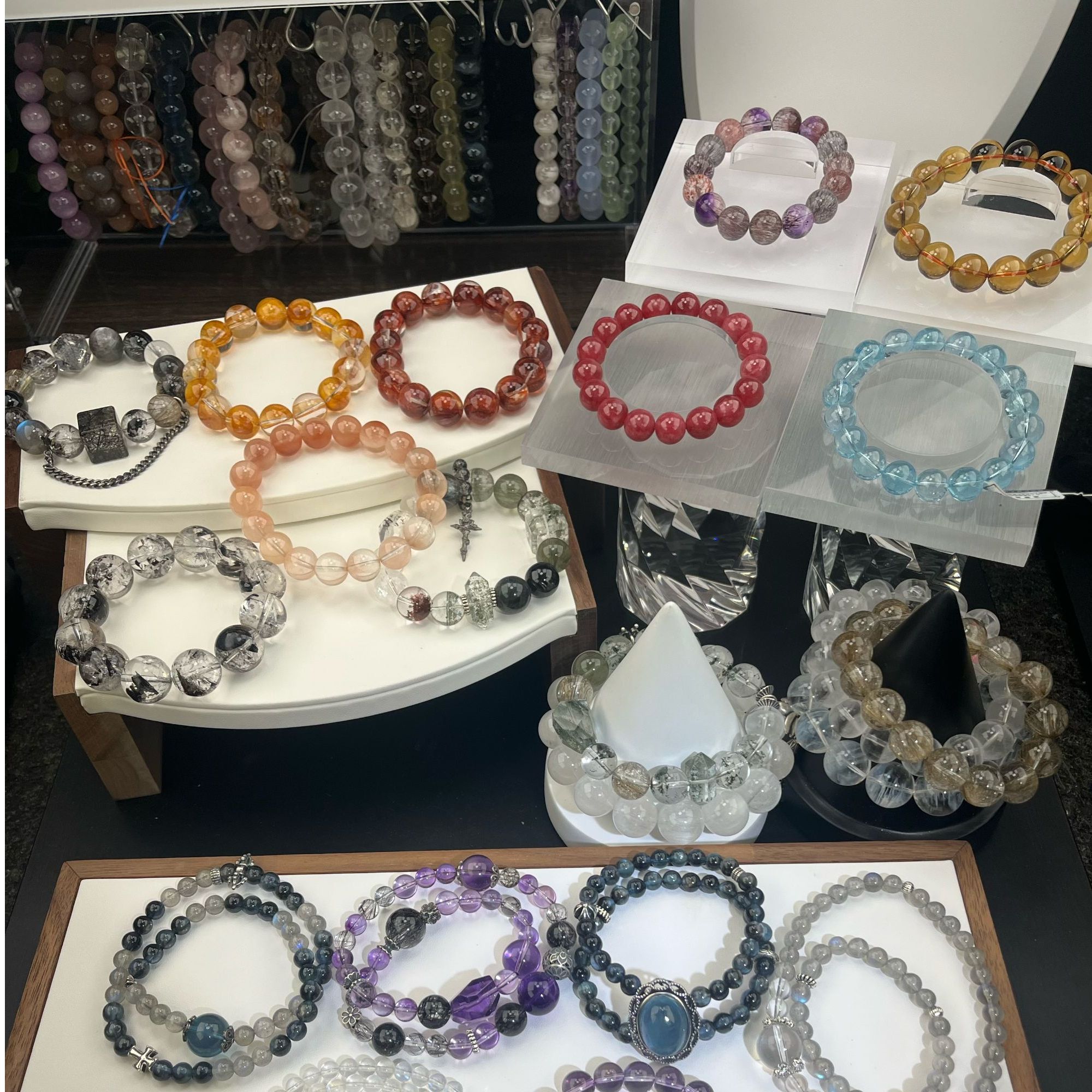 【十安水晶定制】天然水晶自选搭配diy