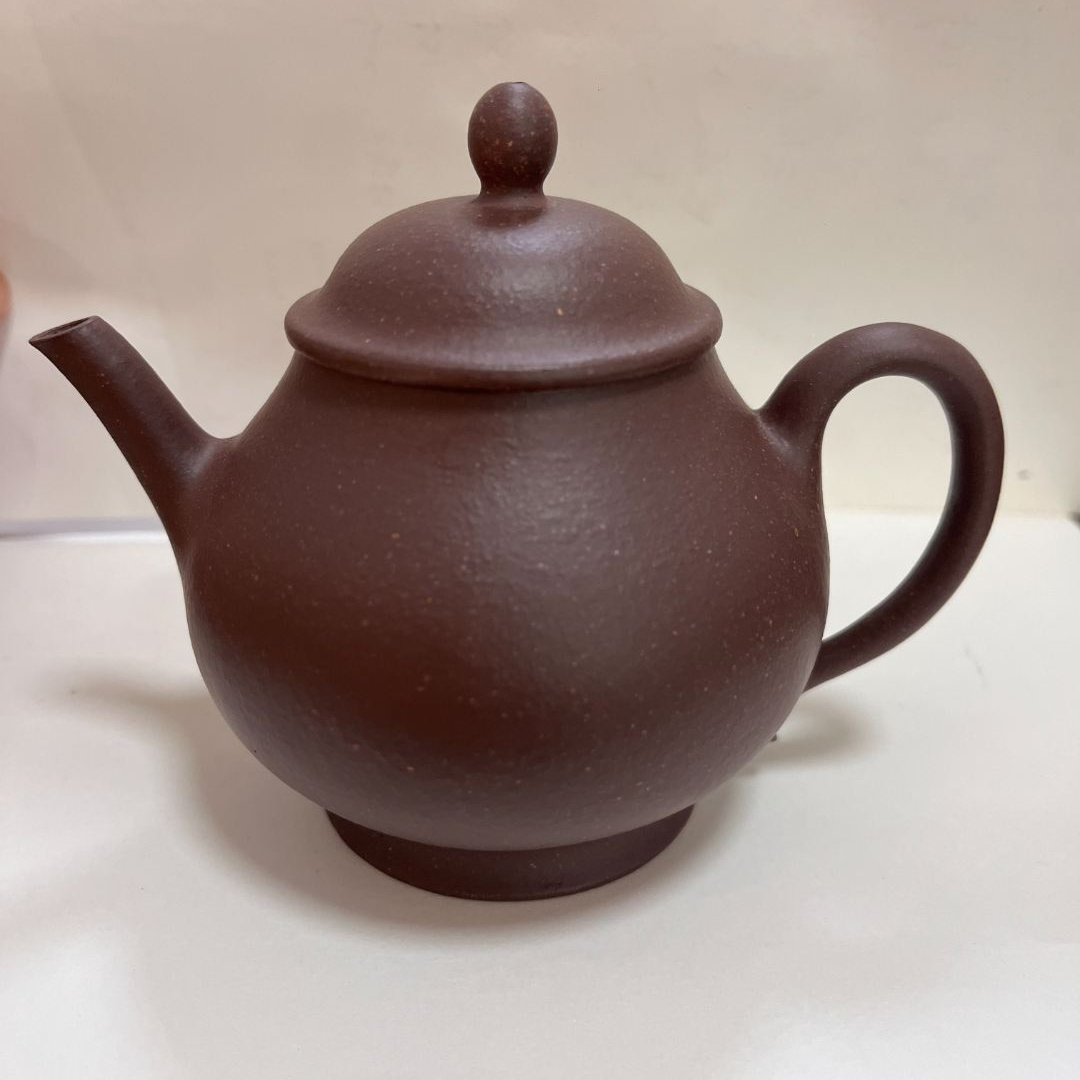 紫砂壶潘壶（天青泥暗肝色270cc）