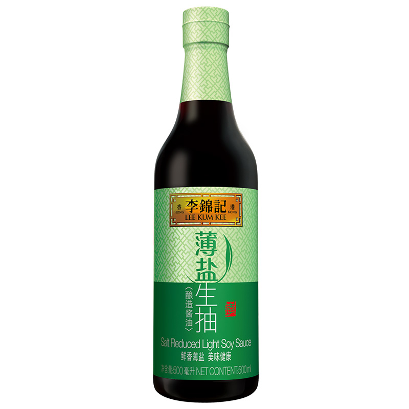 李锦记薄盐生抽500ml/瓶