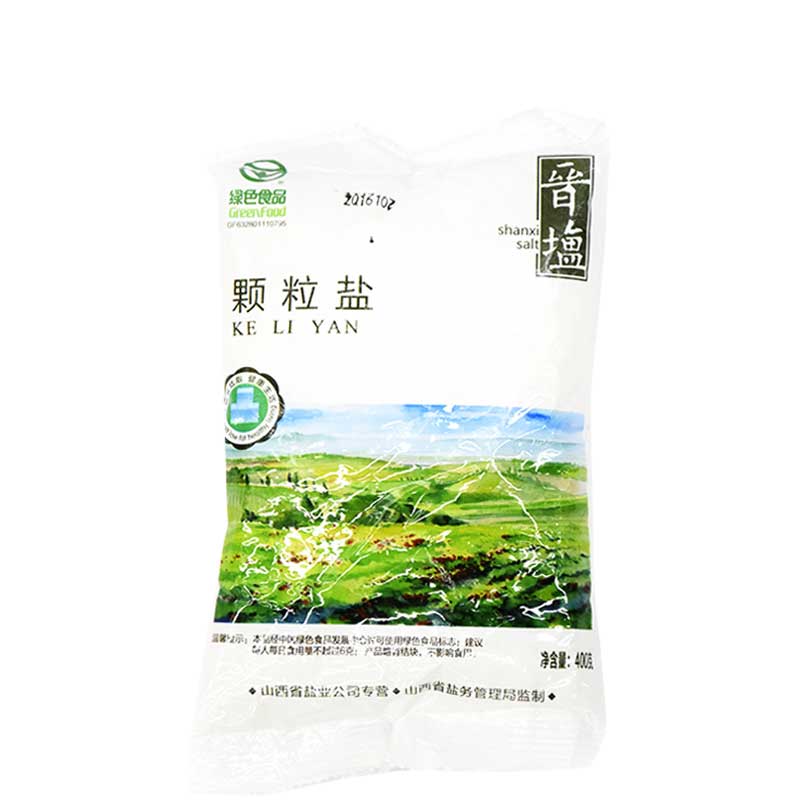 绿色食品颗粒盐400g