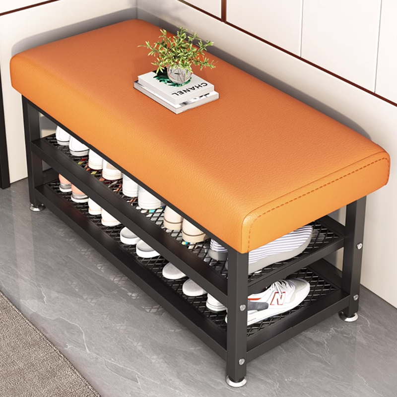 门口可坐换鞋凳家用简易省空间楼道鞋架穿鞋凳鞋柜经济型客厅宿舍