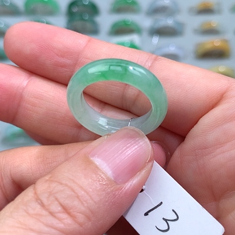 翡翠戒指未镶嵌13号