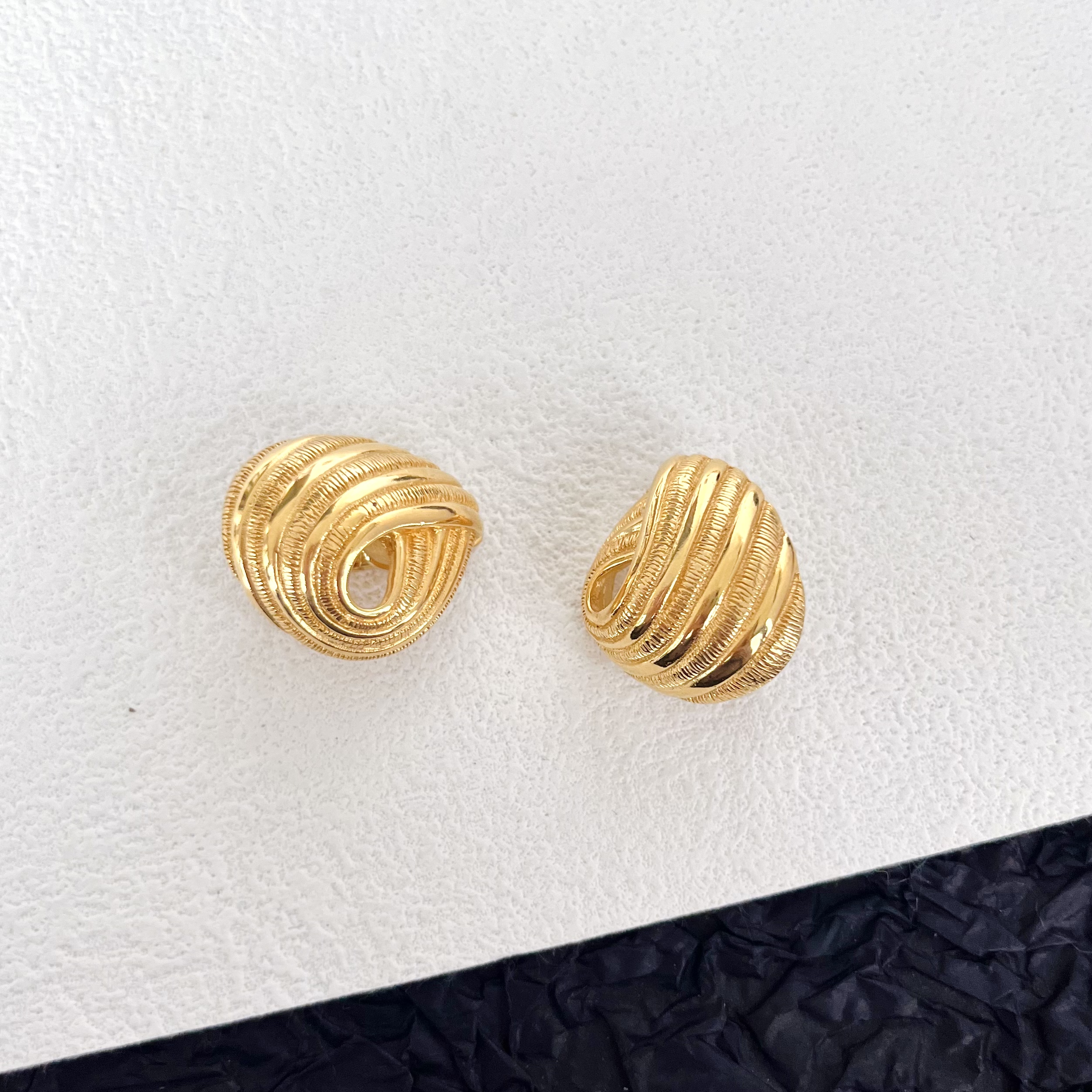 合金耳饰 「Lily中古」雾面耳夹