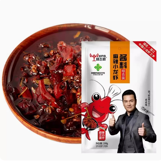 晓飞歌 麻辣小龙虾组合装秘制酱 280g/袋