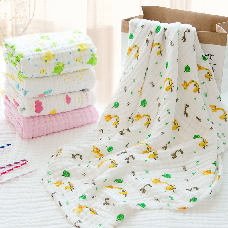 纱布超柔吸水洗澡新生婴幼秋季六层初生