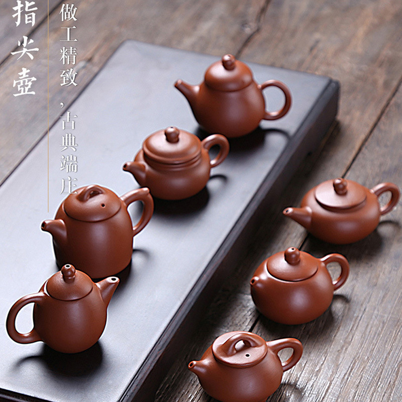 迷你紫砂小茶壶可养可玩指尖壶茶宠茶玩功夫茶具配件摆件厂家直销