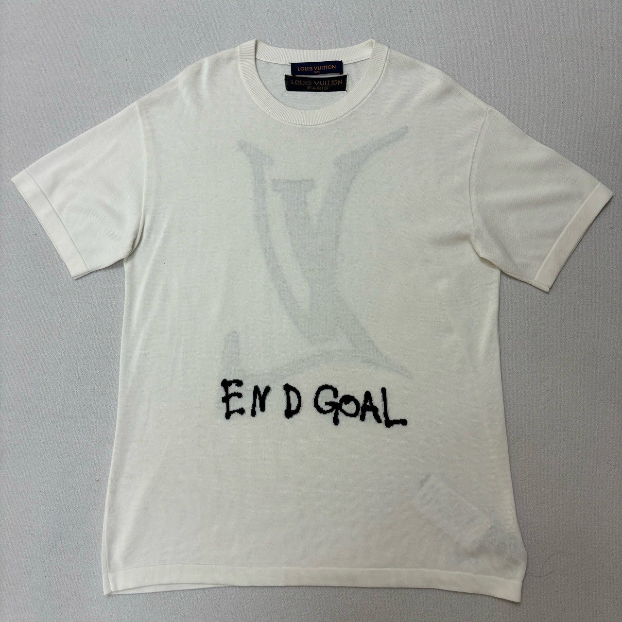 LOUIS VUITTON 路易威登/End Goal Logo印花短袖/M/98新/编号5793