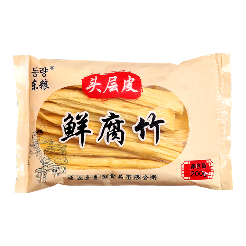 东粮鲜腐竹 免泡发  原浆头层皮 200克/袋