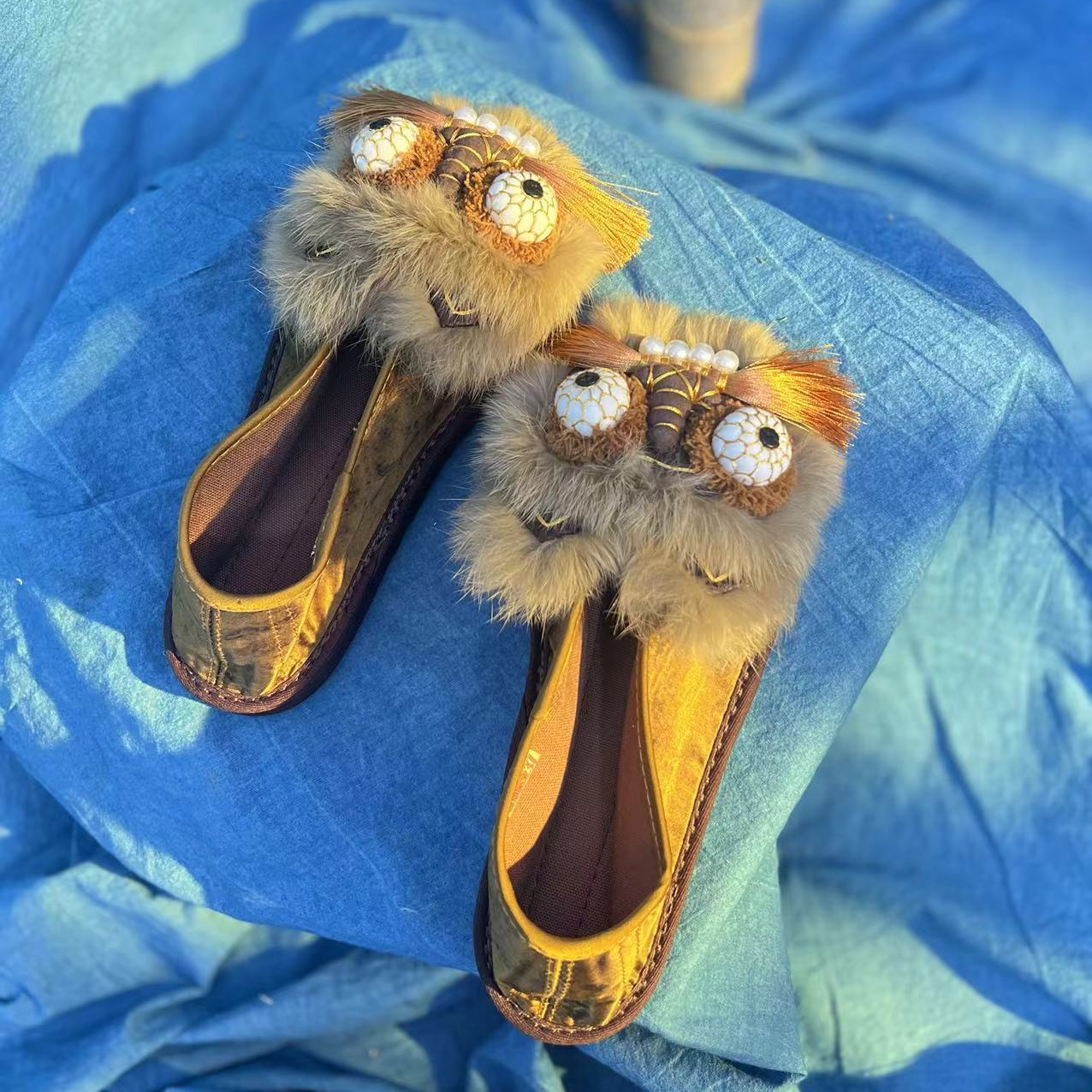 【美拉德虎头】中国风国潮透气舒适养脚纯手工千层底布鞋民族风