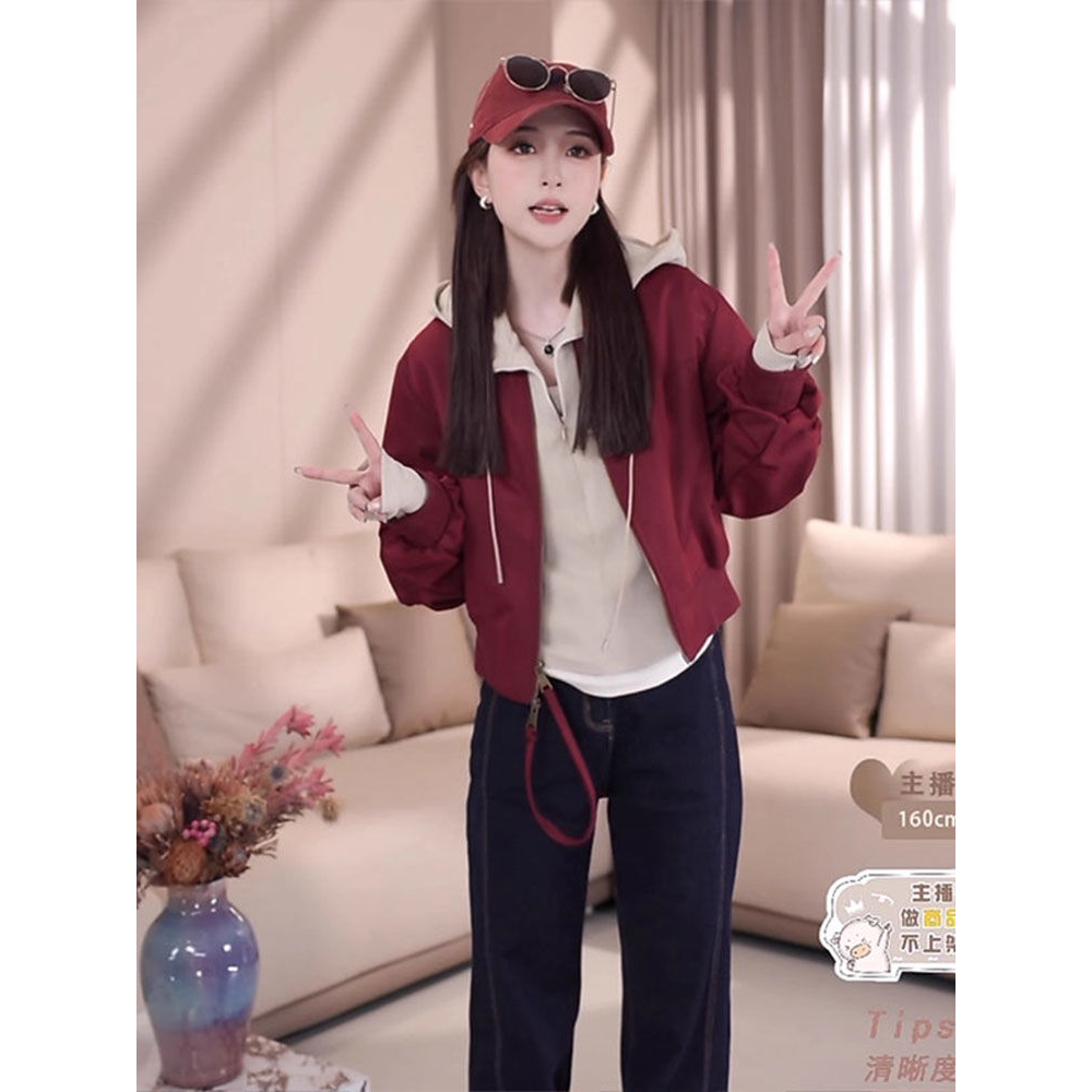 2025春季新款爆款风衣小个子立领棒球服高级感休闲夹克开衫外套