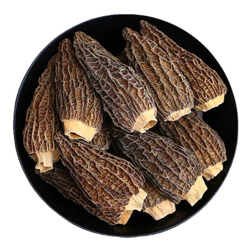 【新货】云南特产高原林下半野生头茬全剪柄精品羊肚菌50克