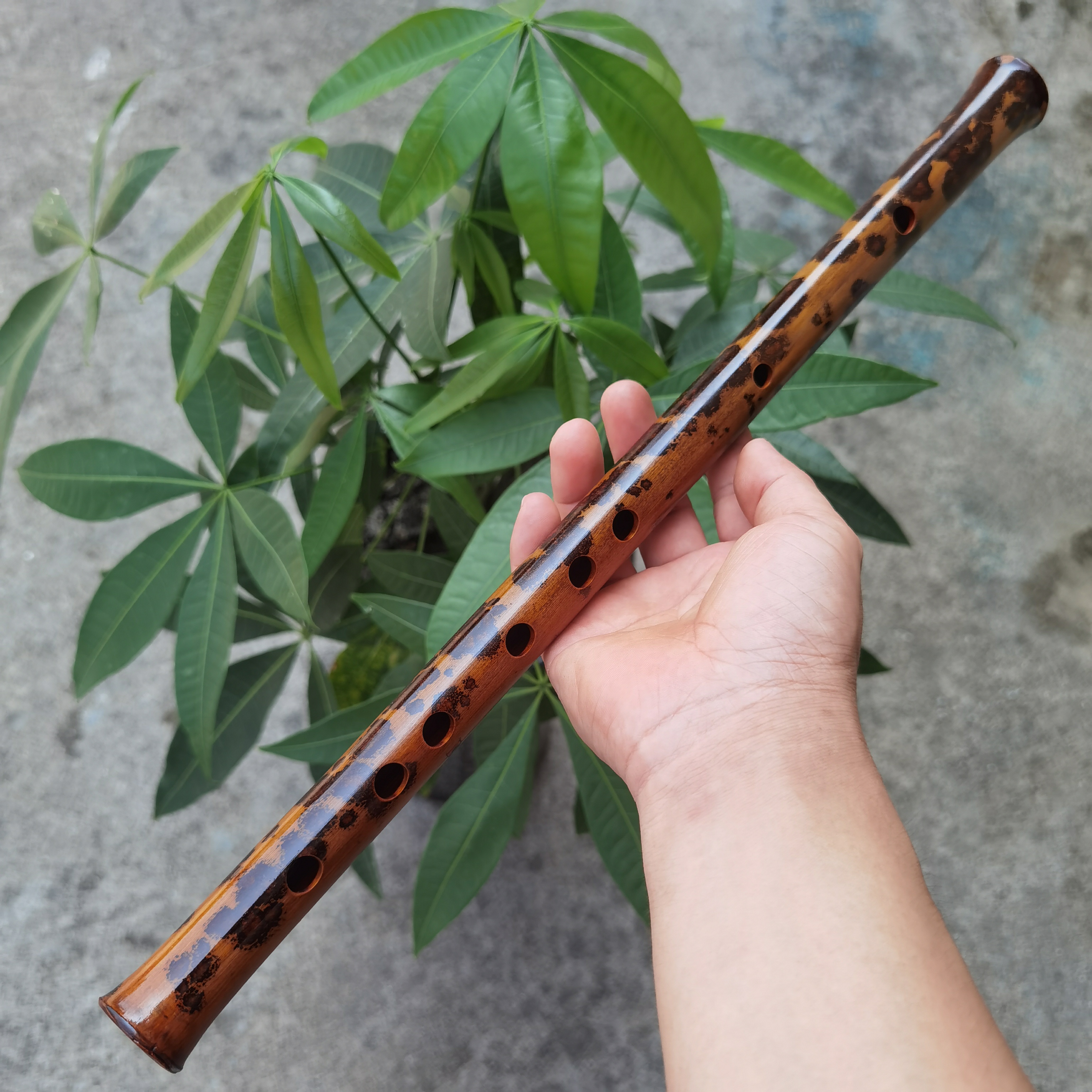 精制红香妃整支大漆精品短笛(收藏品)