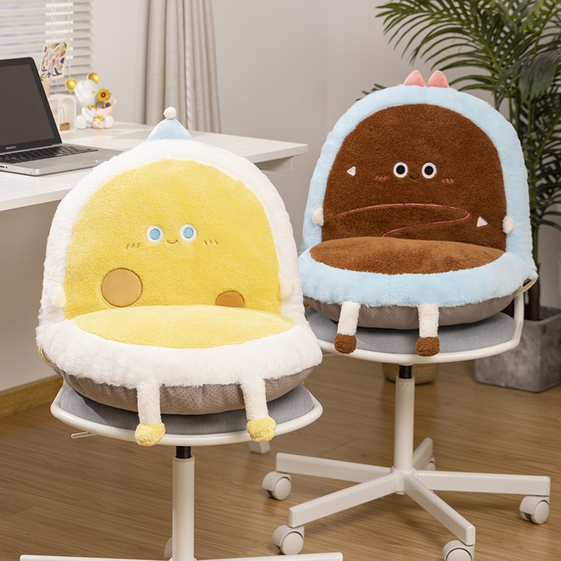 艾斯德椅子坐垫靠背一体办公室久坐靠垫护腰坐垫学生