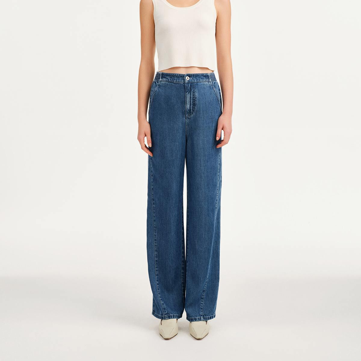 萝家裤子牛仔裤K01400