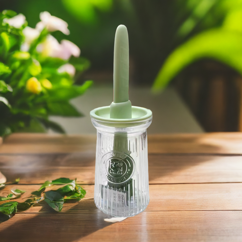 油瓶带刷硅胶油刷厨房油壶烧烤烘焙食品级家用耐高温一体油刷瓶