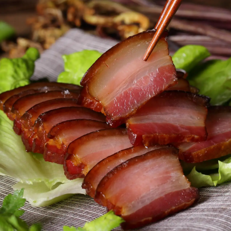 【腊五花肉】恩施土家柴火烟熏腊五花肉