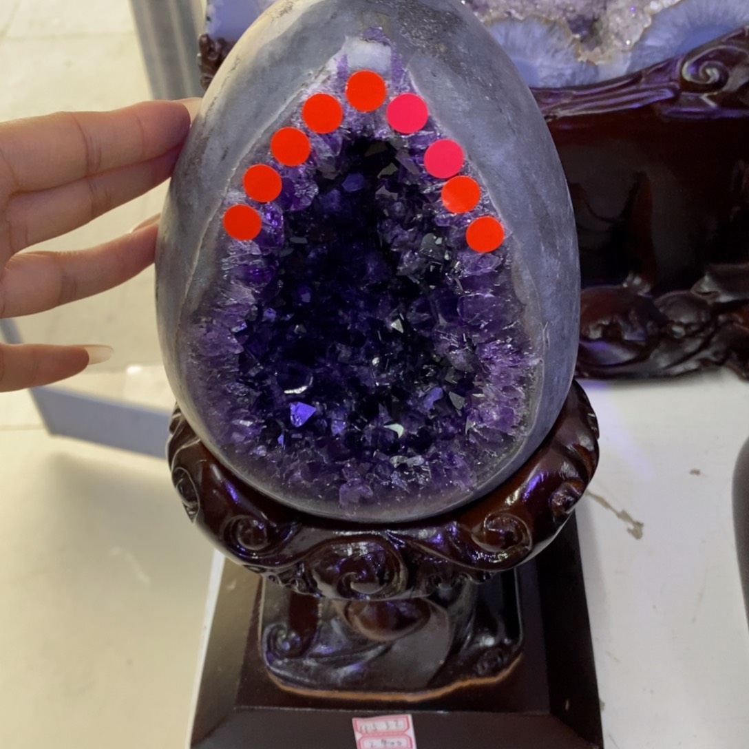 水晶摆件婷未镶嵌