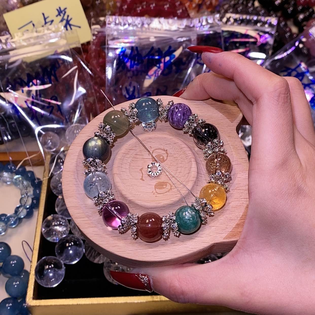 【闪购商品】水晶手链未镶嵌油***干1050