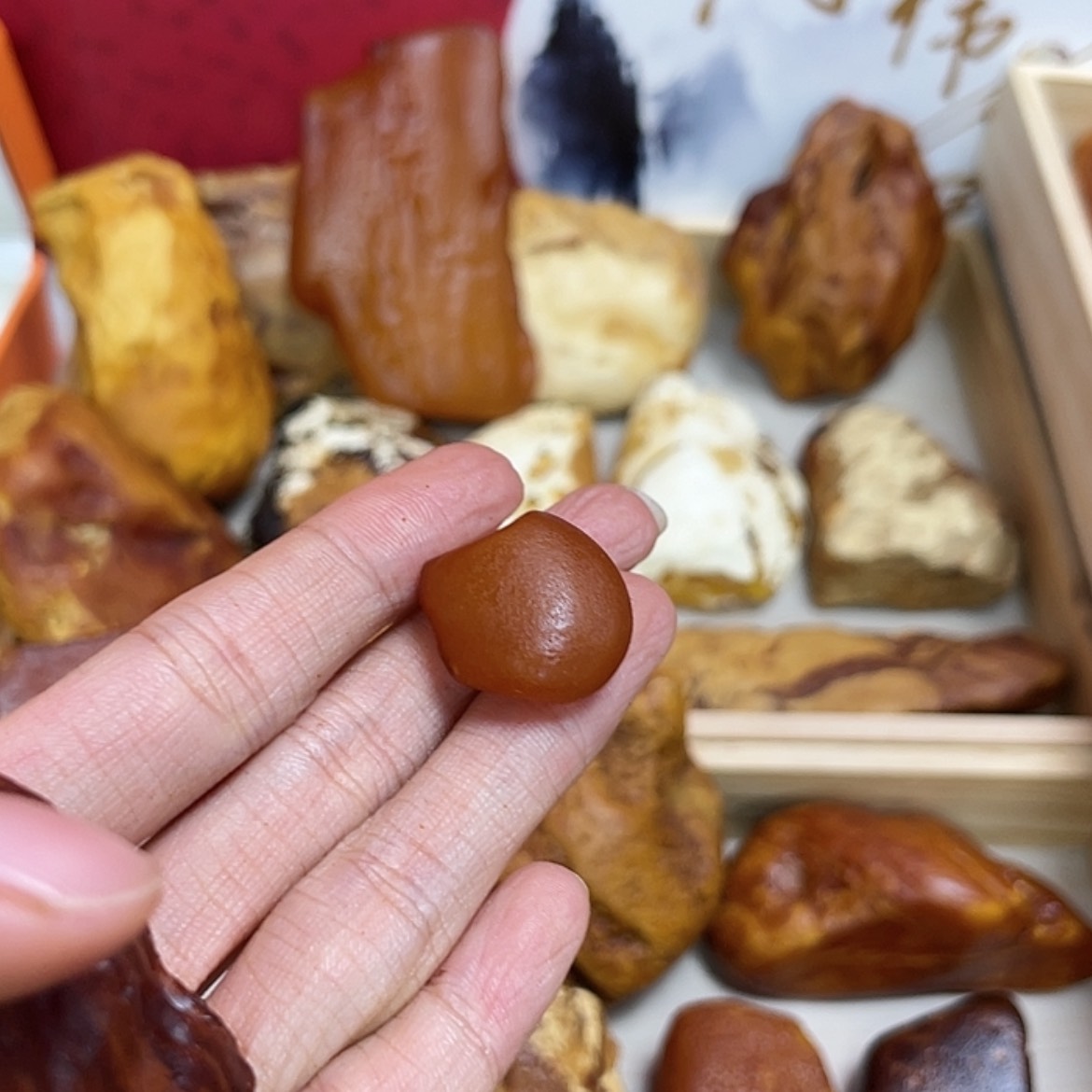 【闪购商品】琥珀珠宝奇石未镶嵌娜*.