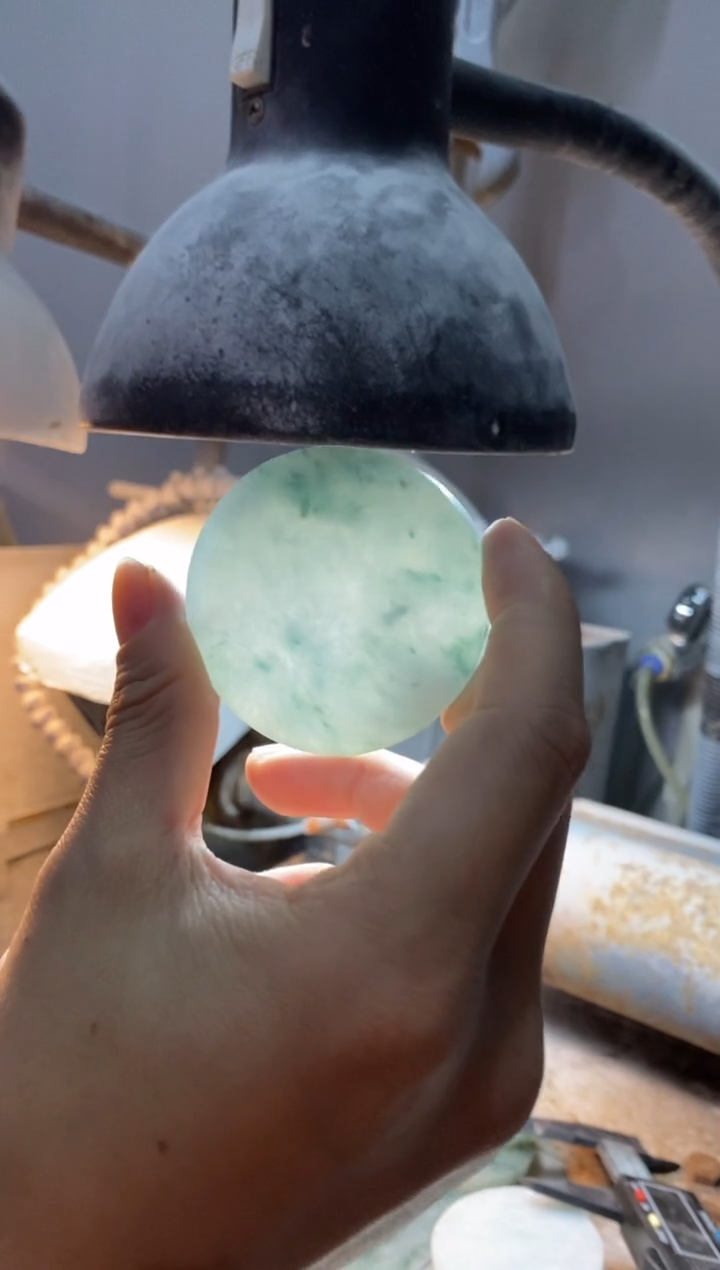 【闪购商品】定制翡翠未镶嵌包工扣子