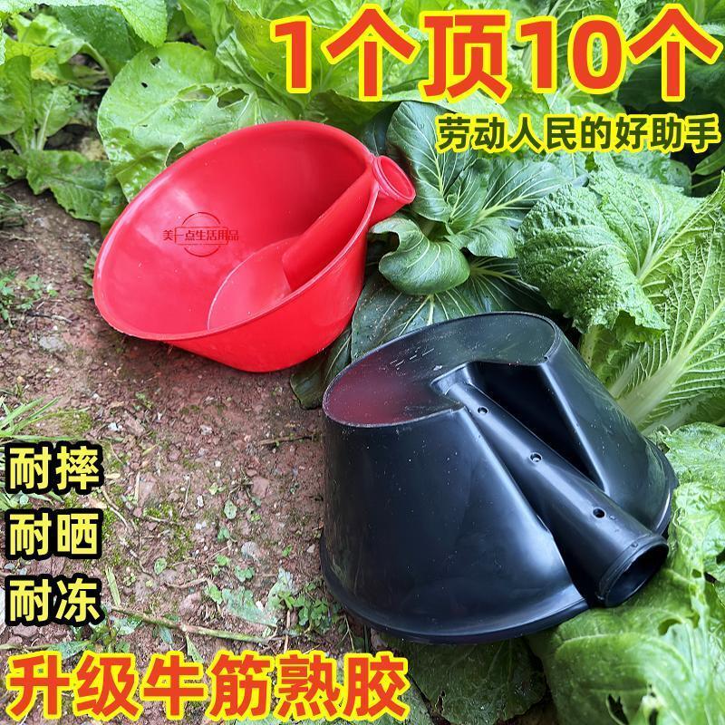 农用粪勺粪瓢水瓢户外化粪池牛筋塑料加厚大号水舀子施肥浇水工具