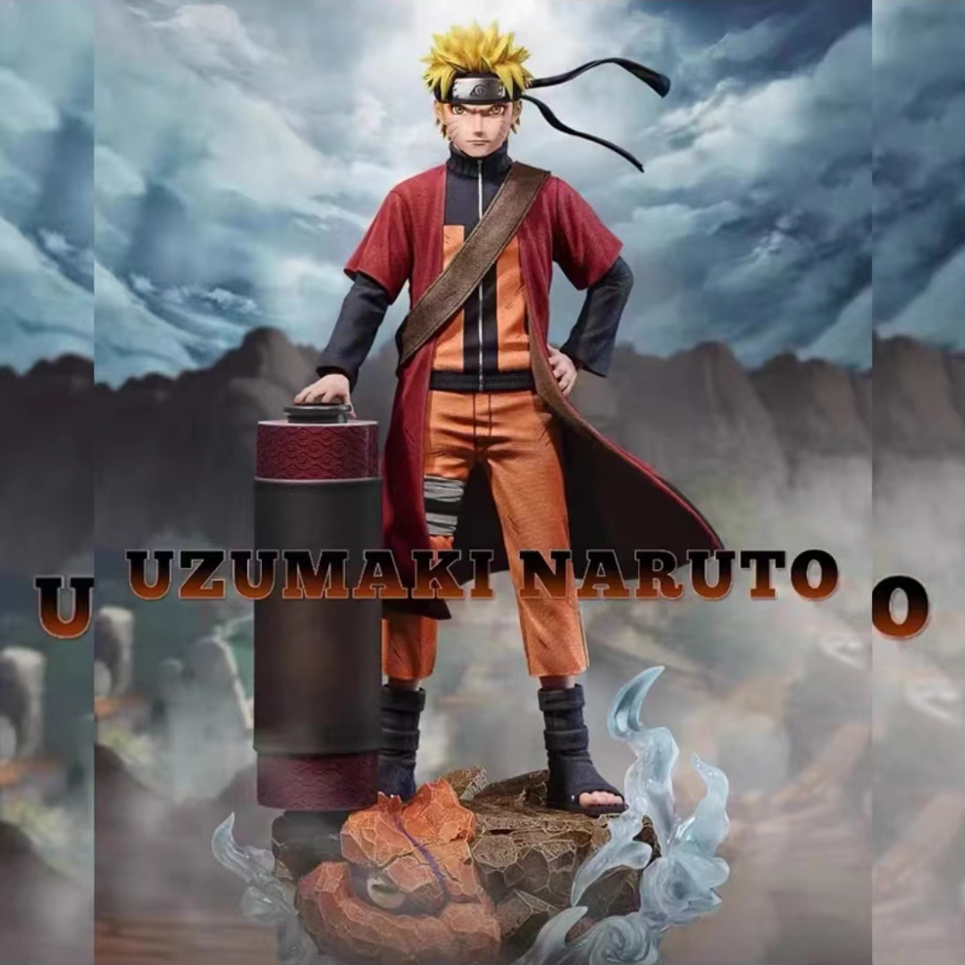 【优质版】雕像火影忍者 GK地台社 超大号仙人鸣人底座款动漫手办